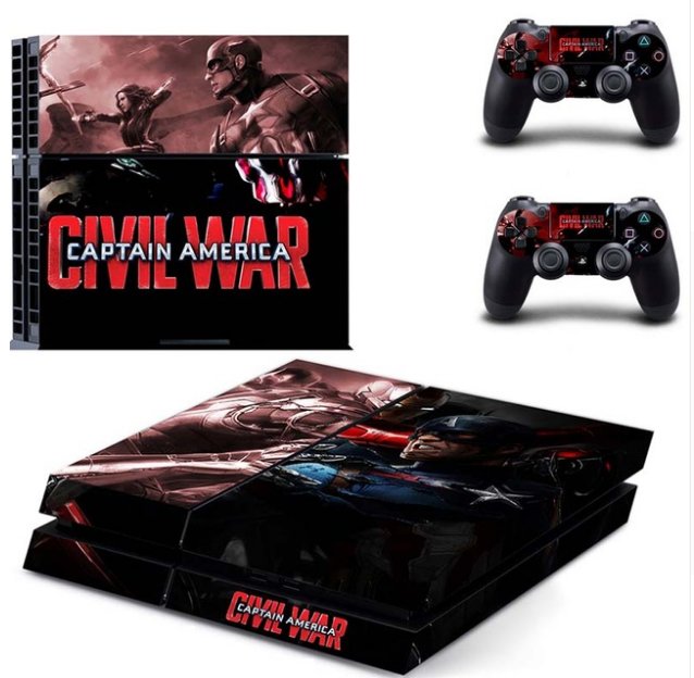 Superman VS Batman Vinyl Decal Protect Film PS4 Consol+Controller Skins Sticker For Sony PS4 Cover