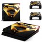 Superman VS Batman Vinyl Decal Protect Film PS4 Consol+Controller Skins Sticker For Sony PS4 Cover