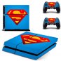 Superman VS Batman Vinyl Decal Protect Film PS4 Consol+Controller Skins Sticker For Sony PS4 Cover