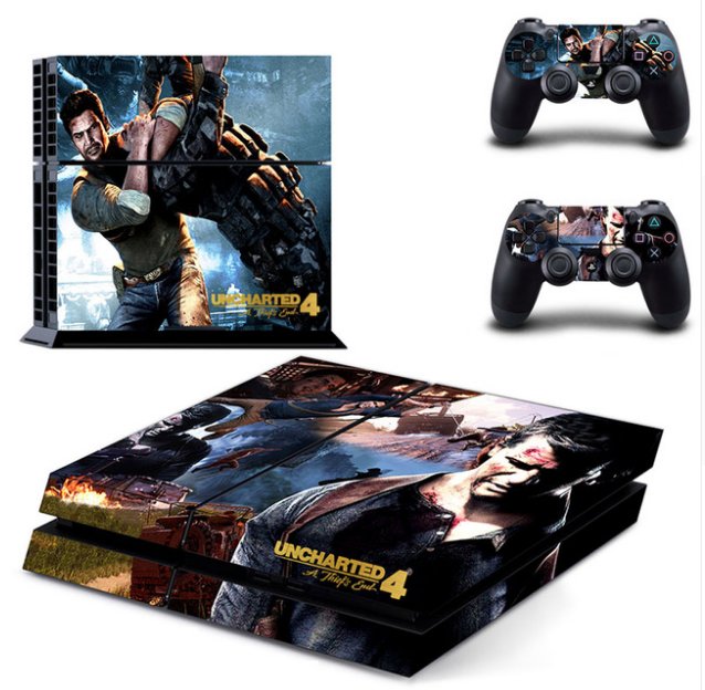 UNCHARTED 4 PS4 Skin Sticker Decal Cover For Sony PS4 PlayStation 4 ...