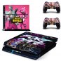 F New Season Design PS4 Skin Vinyl Sticker for Sony Playstation 4 Console and Two Controller