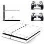 White Decal PS4 Skin Sticker PS 4 Controller Skins for PS4 Console+2 Controllers Skins Kit