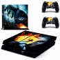 Joker Arkham City and Ace Cards Vinyl Sticker Skin For PS4 Console+Free Controller Cover Decal