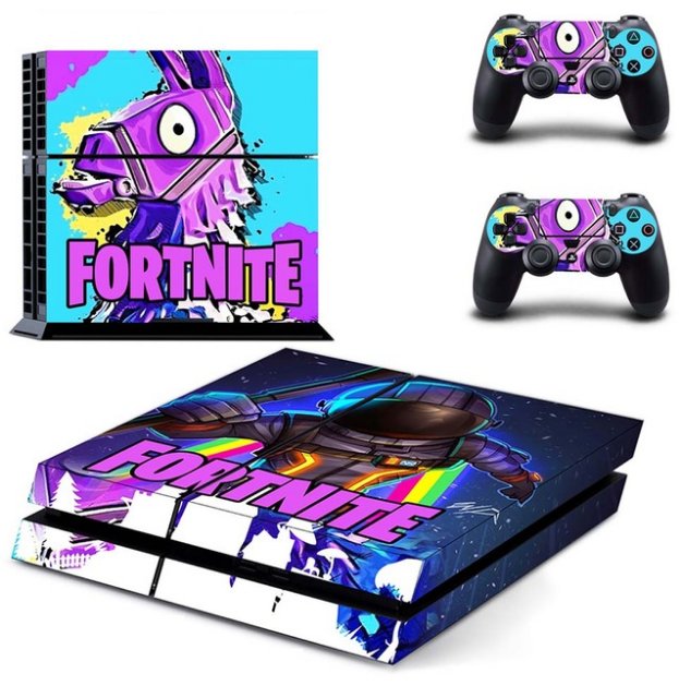 F Battle Royale Game Sticker Vinyl Decal PS4 Skin Sticker for Sony PS4 Console+2Controller