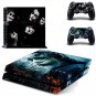 Vinly The Dark Knight Joker Skin Cover Sticker Cover for Sony PS4 + 2 controller skins