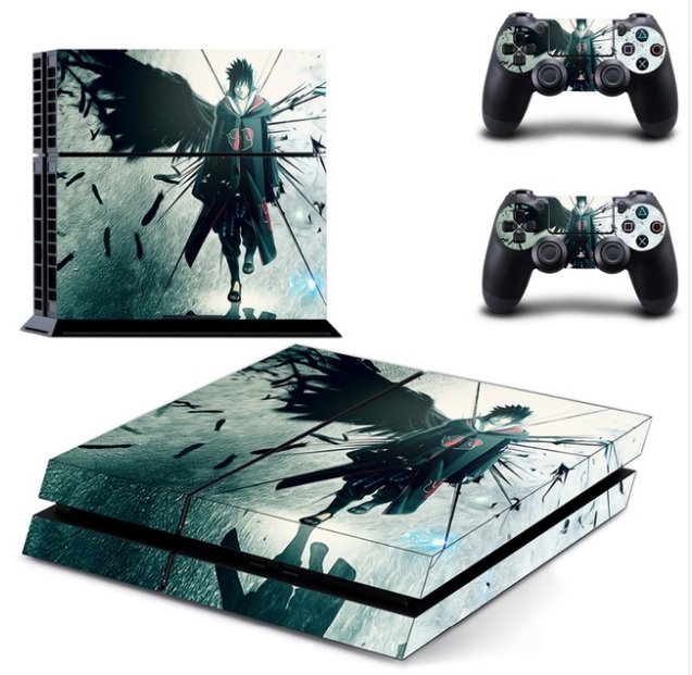 Uchiha Sasuke NARUTO Vinyl Decal Skin Sticker Cover for Sony PS4+2 controller skins