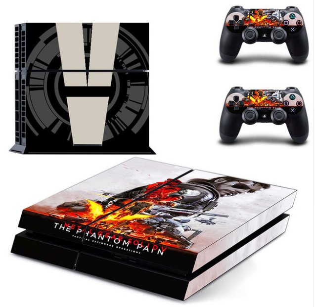 Ps4 Skins Metal Gear Solid V Ground Zeroes Vinyl Decal Cover for Sony Ps 4 Game Console