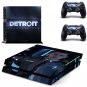 PS4 Vinyl Skin Detroit Become Human Decal PS4 Console Skin+2Controller Stickers for Sony PS4