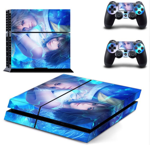 PS4 Console Designer Skin Sticker for Sony PS4 System +2 Decals for PS4 Dualshock Controller