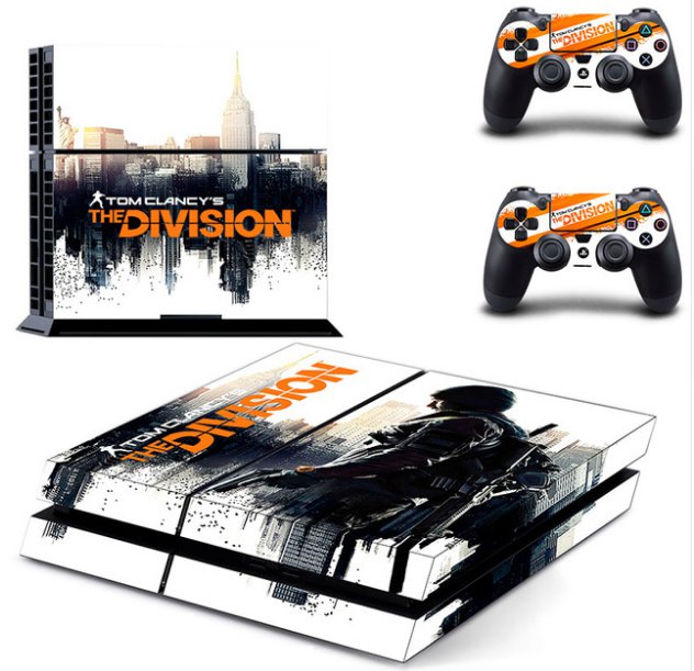 PS4 Skin Cover Sticker Cover for Sony PS4 + 2 controller skins--Tom Clancys The Division