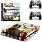 PS4 Vinyl Skin GTA 5 Decals PS4 Console Skin +2 Controller Sticker for Sony PS4 Stickers