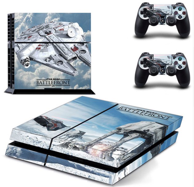 Star Wars BATTLEFRONT Skin Sticker Cover for Sony PS4 Console + 2 controller skins