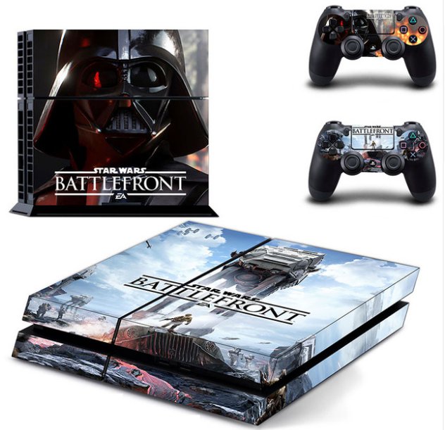 Star Wars PS4 Skin Sticker Cover for Sony PlayStation 4 Console and 2 controller skins