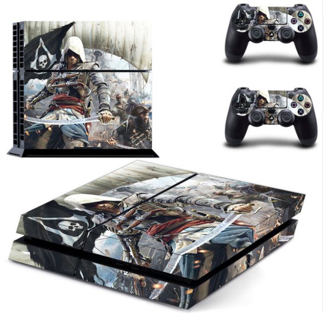Assassins creed PS4 Skin Sticker Decal Cover For Sony PS4 Console + 2 controller skins
