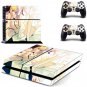 Sexy Anime Girl Skins Sticker PS4 Skin For Sony PS4 Console Vinyl Decals For Dualshock 2 Controller