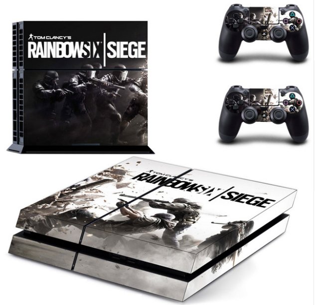 Tom Clancy's Rainbow Six Siege PS4 Skin Sticker Decal Cover For Sony PS4 Console+2 controller skins