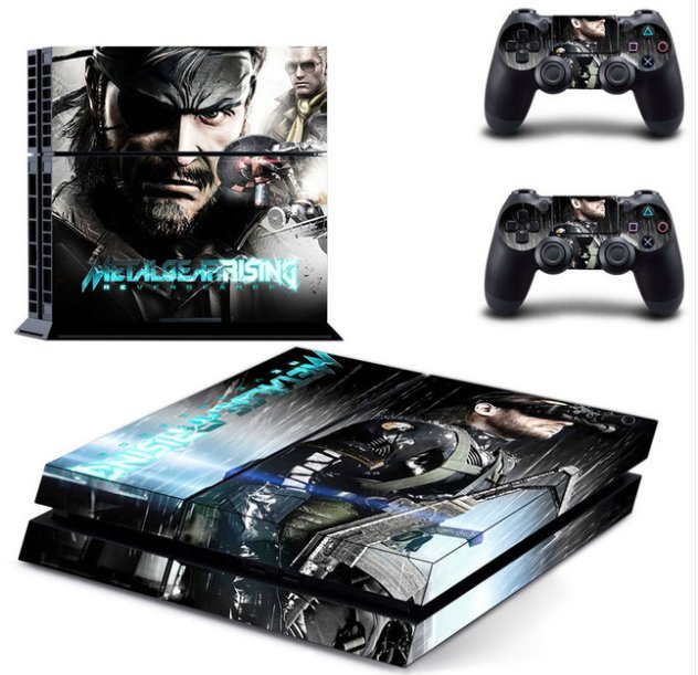 METAL GEAR SOLID Vinyl Decals Skin Sticker Cover for PS4 Playstations 2 Controllers Sticker