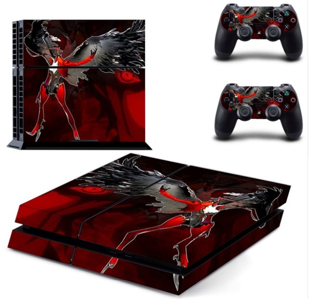 Anime Decal Skins Sticker PS4 Skin For Sony PS4 Console Vinyl Decals For Dualshock 2 Controller