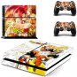 Anime Dragon Ball Super Saiyan PS4 Decal Skin Sticker For PS4 Console + 2 Controllers Decal