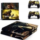 DARK SOULS III Decal Sticker PS4 Skin Stickers For Sony PS4 Console + Remote Controller DARK SOULS III Decal Sticker PS4 Skin Stickers For Sony PS4 Console + Remote Controller