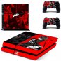 Persona 5 Vinyl Decal PS4 Sticker Skin for Sony PS4 Full Body Console+2 of Controllers