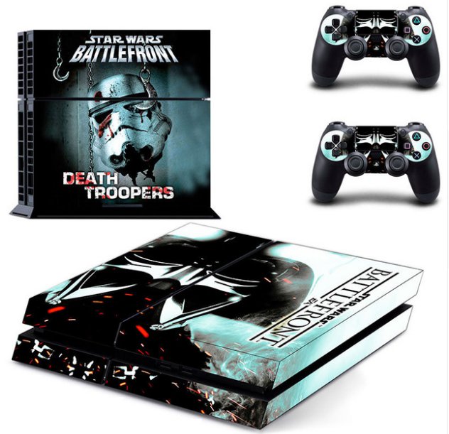 STAR WARS DEATH TROOPERS Skin Sticker for PS4 System Playstation 4 Console with 2 Controller Skins