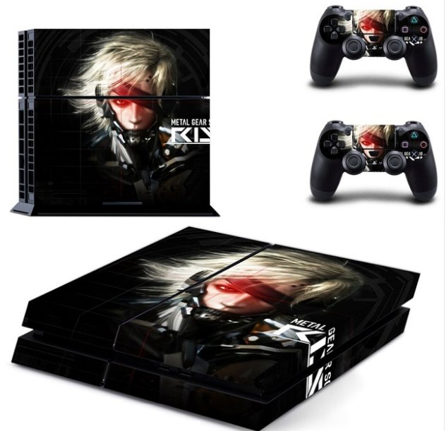 Metal Gear Solid Decal Skin PS4 Console Cover for PS4 Console Stickers+Controller Protective Skins