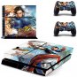 Street Fighter IV ChunLi Skin Sticker Cover for Sony PS4 Console and 2 controller skins