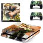 Street Fighter IV Guile Skin Sticker Cover for Sony PS4 PlayStation 4 Console and 2 controller skins