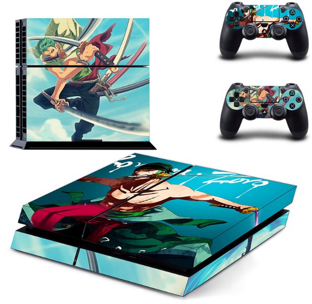 Dead Or Alive Decal Skin Ps4 console Cover For PS4 Console PS4 Skin Stickers+2Pcs Controller