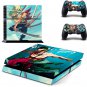 Dead Or Alive Decal Skin Ps4 console Cover For PS4 Console PS4 Skin Stickers+2Pcs Controller