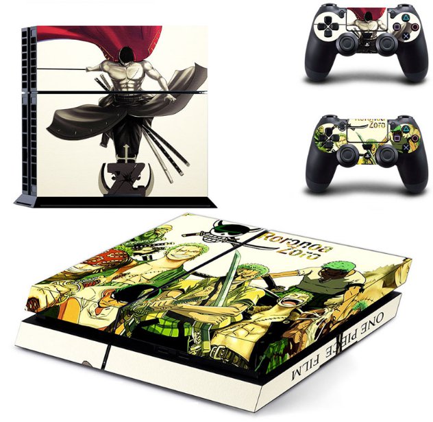 Dead Or Alive Decal Skin Ps4 console Cover For PS4 Console PS4 Skin Stickers+2Pcs Controller