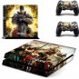 Game Gears Of War 3 Vinyl Skin Sticker Cover for Sony PS4 PlayStation 4 and 2 controller skins