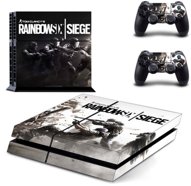 Tom Clancy's Rainbow Six Siege PS4 Skin Sticker Decal Cover For Sony PS4 Console+2 controller