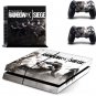 Tom Clancy's Rainbow Six Siege PS4 Skin Sticker Decal Cover For Sony PS4 Console+2 controller