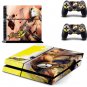 Street fighter Vega Skin Sticker Cover for Sony PS4 PlayStation 4 Console and 2 controller skins