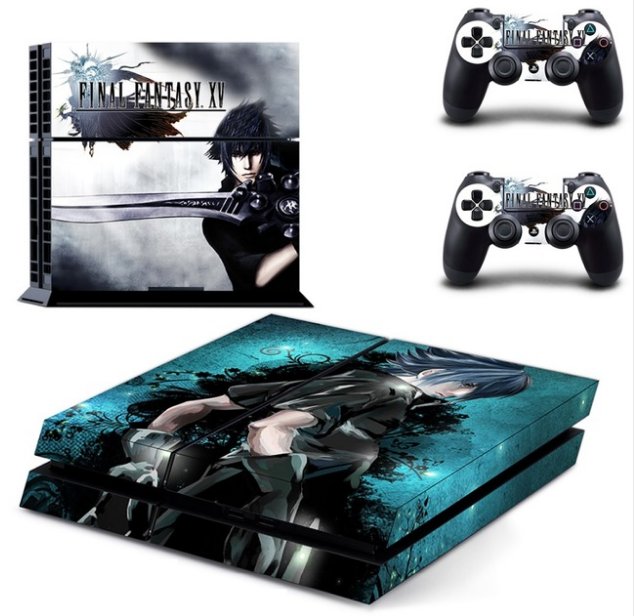 Final Fantasy.XV PS4 Skins PS4 Sticker Vinyl Decal Film For Sony PS4 Console+Remote Controller
