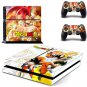 Anime Dragon Ball Super Saiyan PS4 Decal Skin Sticker For PS4 Console + 2 Controllers Decal