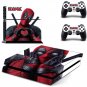 Deadpool PS4 Skin Vinyl Decal Deadpool Stickers for Sony PS4 Console + 2 Controller Cover Skins