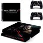 Metal Gear Solid V Decal Skin PS4 Cover for PS4 Console PS4 Skin Stickers+ 2 Controller