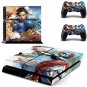 Street Fighter IV ChunLi Skin Sticker Cover for Sony PS4 Console and 2 controller skins