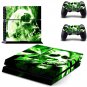 Horrible Skull Skin Vinyl Decal Sticker For PS4 Playstation 4 Console + 2 Controller skins