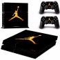 New Jordon Basketball Vinyl Sticker For Playstation 4 Console+2 controller Skin PS4