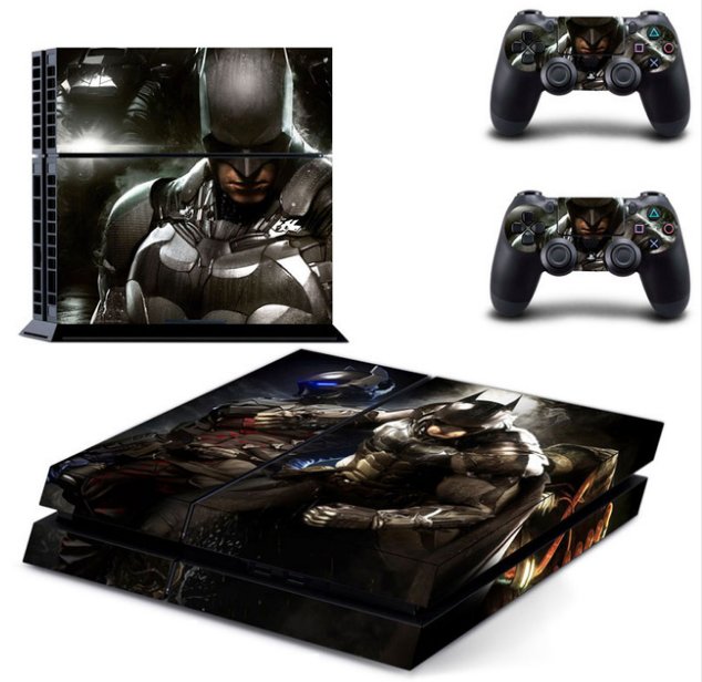 Skin Sticker Decal Cover Batman for Sony PS4 PlayStation 4 Console and 2 controller skins