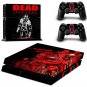 New Skin Sticker Marvel Deadpool For Sony PS4 Console+2 Controllers Skin Decals
