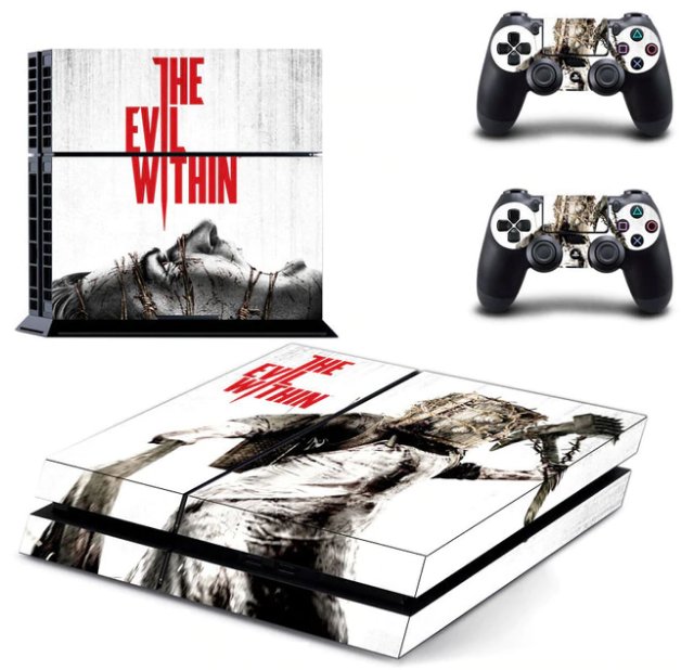 The evil within Skin Sticker Decal Cover for Sony PS4 Console and 2 controller skins