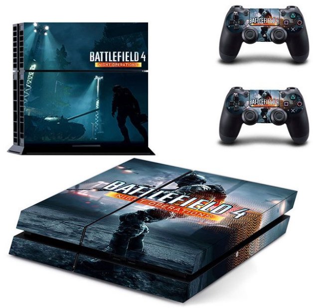 BATTLEFIELD 4PS4 Designer Skin for Sony PS4 Console System+2Decals for PS4 Dualshock Controller