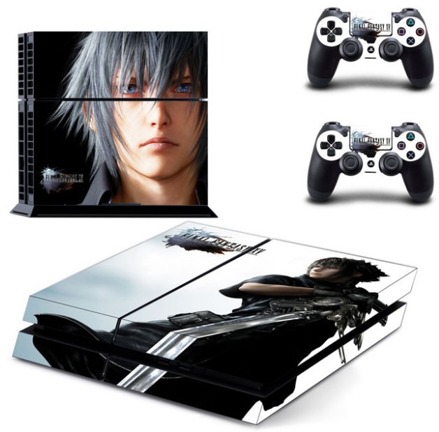 Final Fantasy XV Decals Vinly PS4 Skin Cover Sticker Cover for Sony PS4+2 controller skins