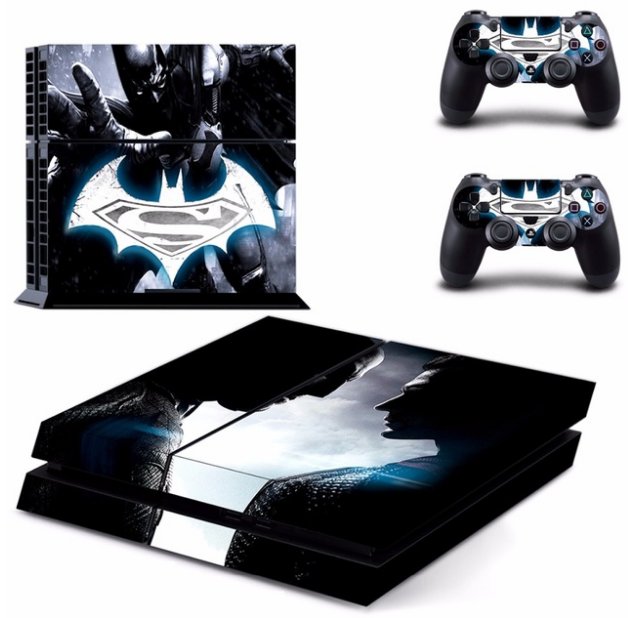 Vinyl Decal PS4 Skin Sticker For PS4 Console+Controllers Skins-Batman v Superman: Dawn of Justice