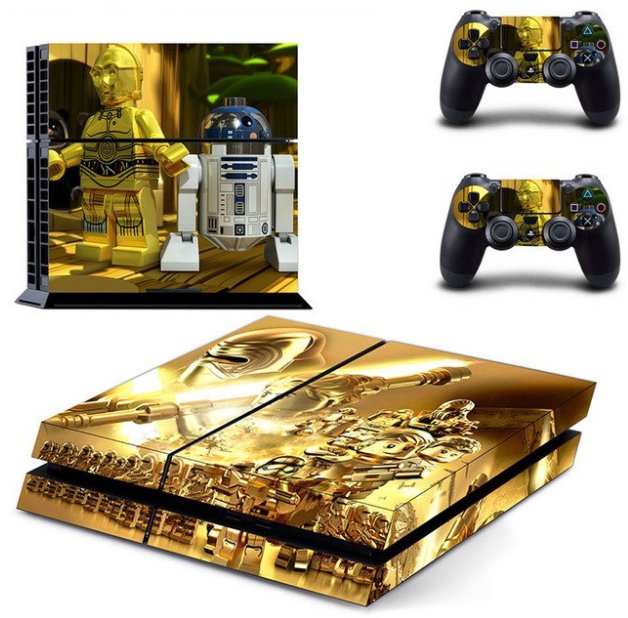 PVC Design Anime Star Wars PS4 Sticker For Sony PS4 Console+2 controller Skin Sticker